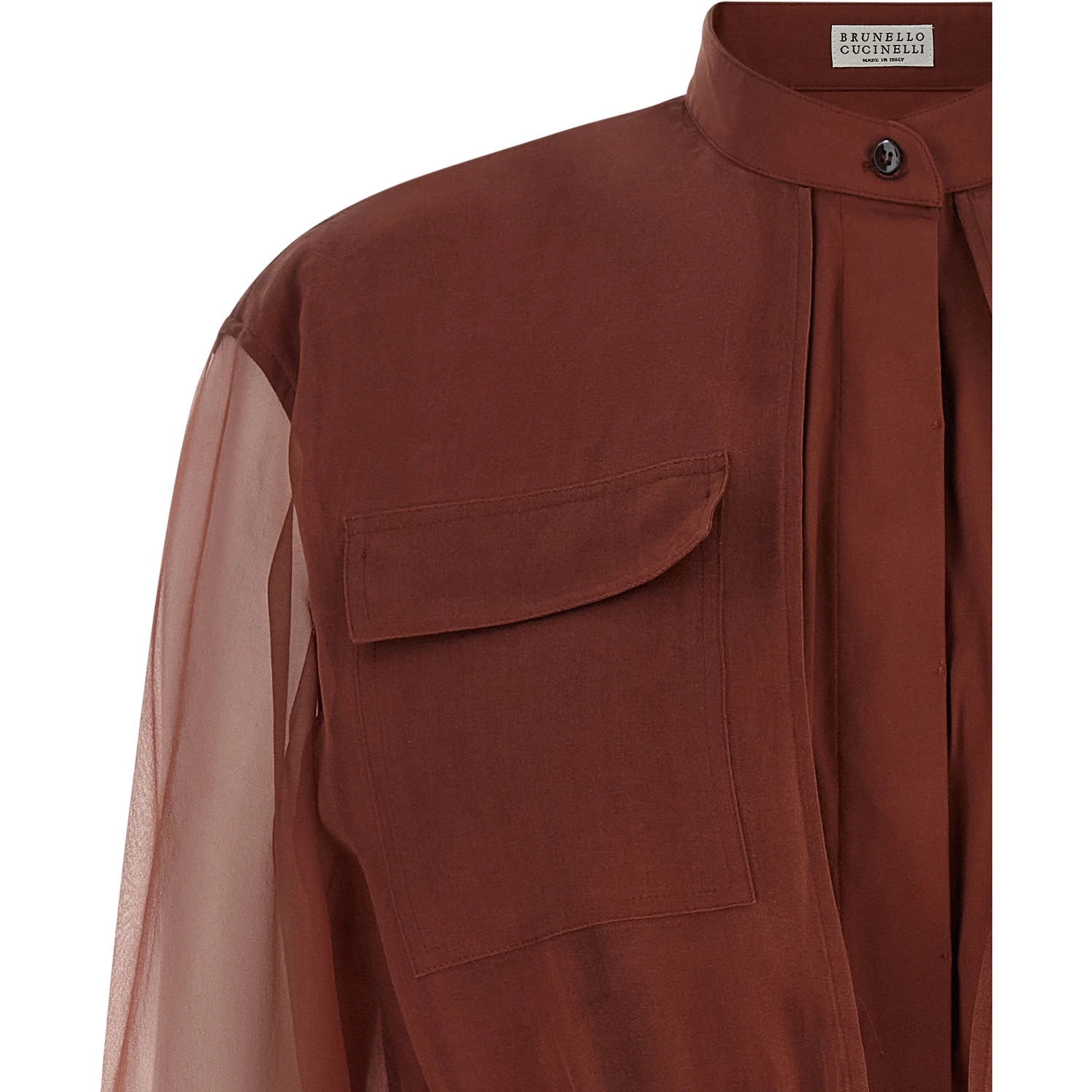 Brown Cotton Blouse