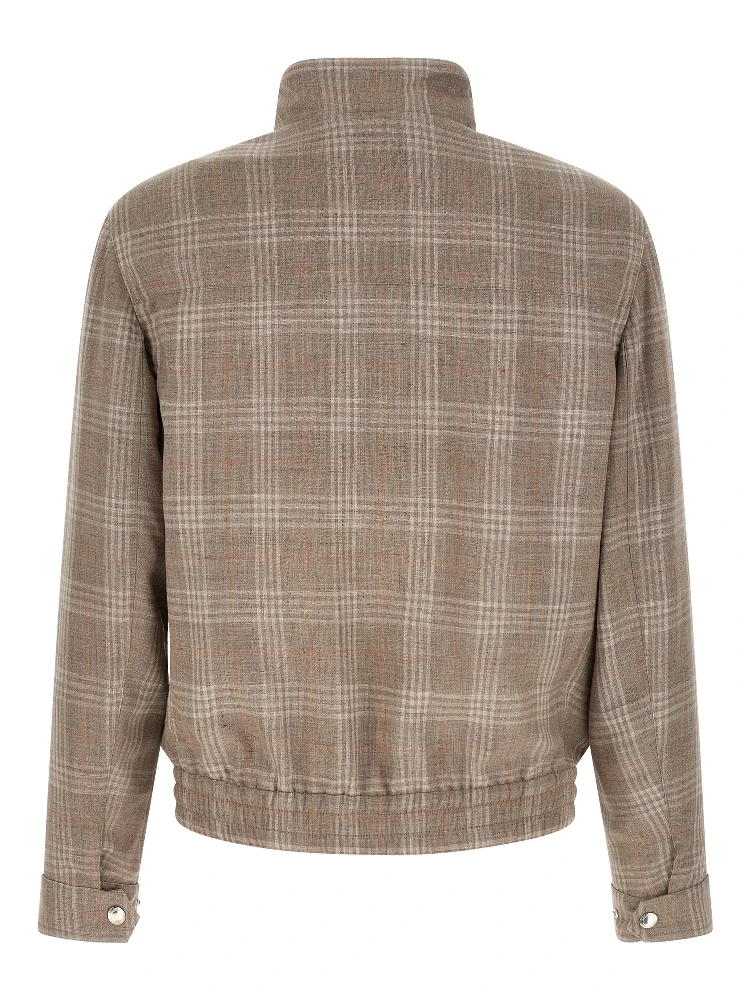 Brown Wool Full-Length Jacket alternative