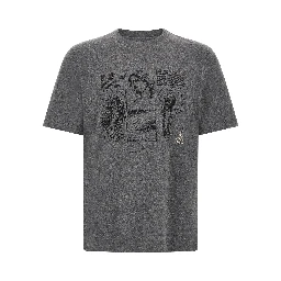 Gray Cotton T-Shirt