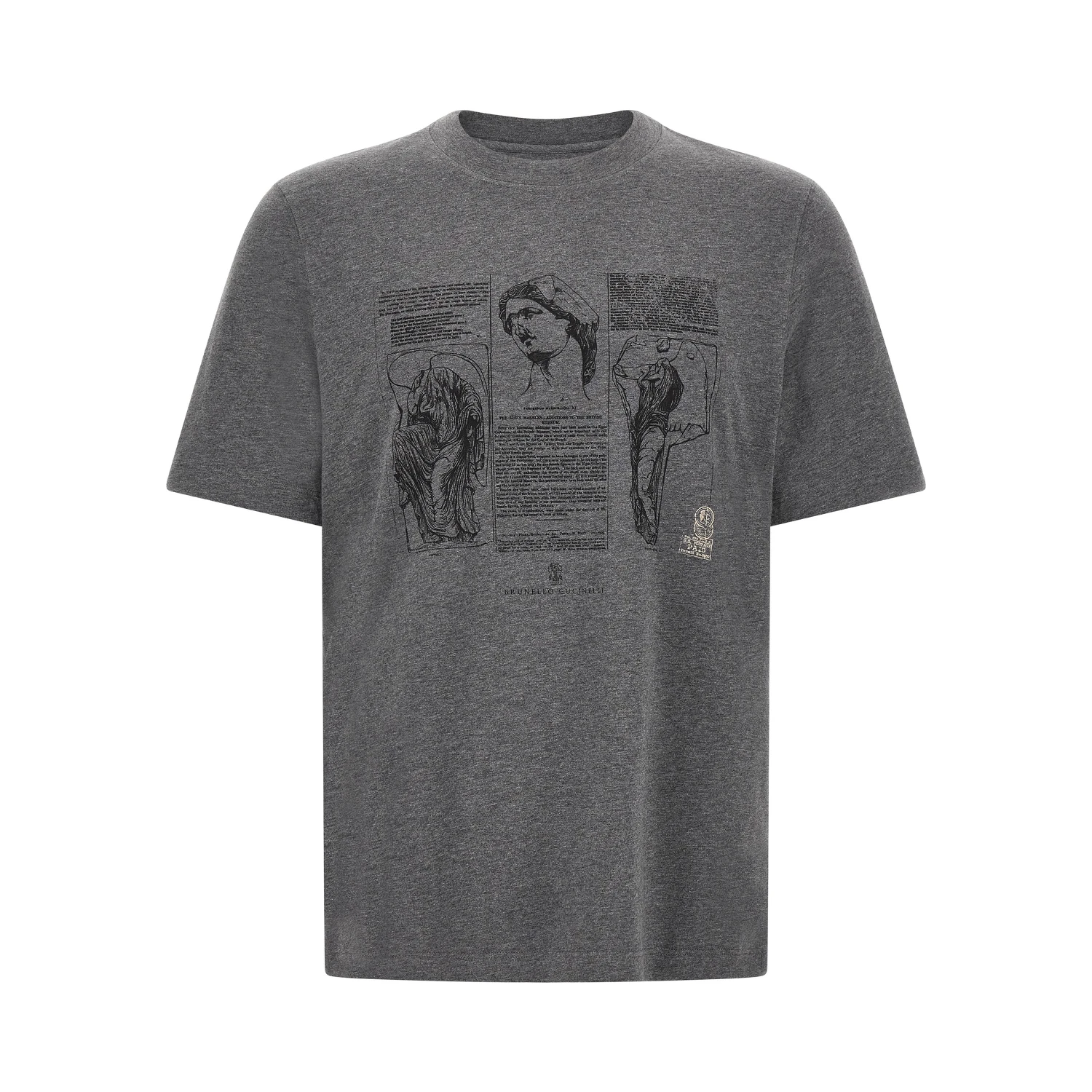Gray Cotton T-Shirt
