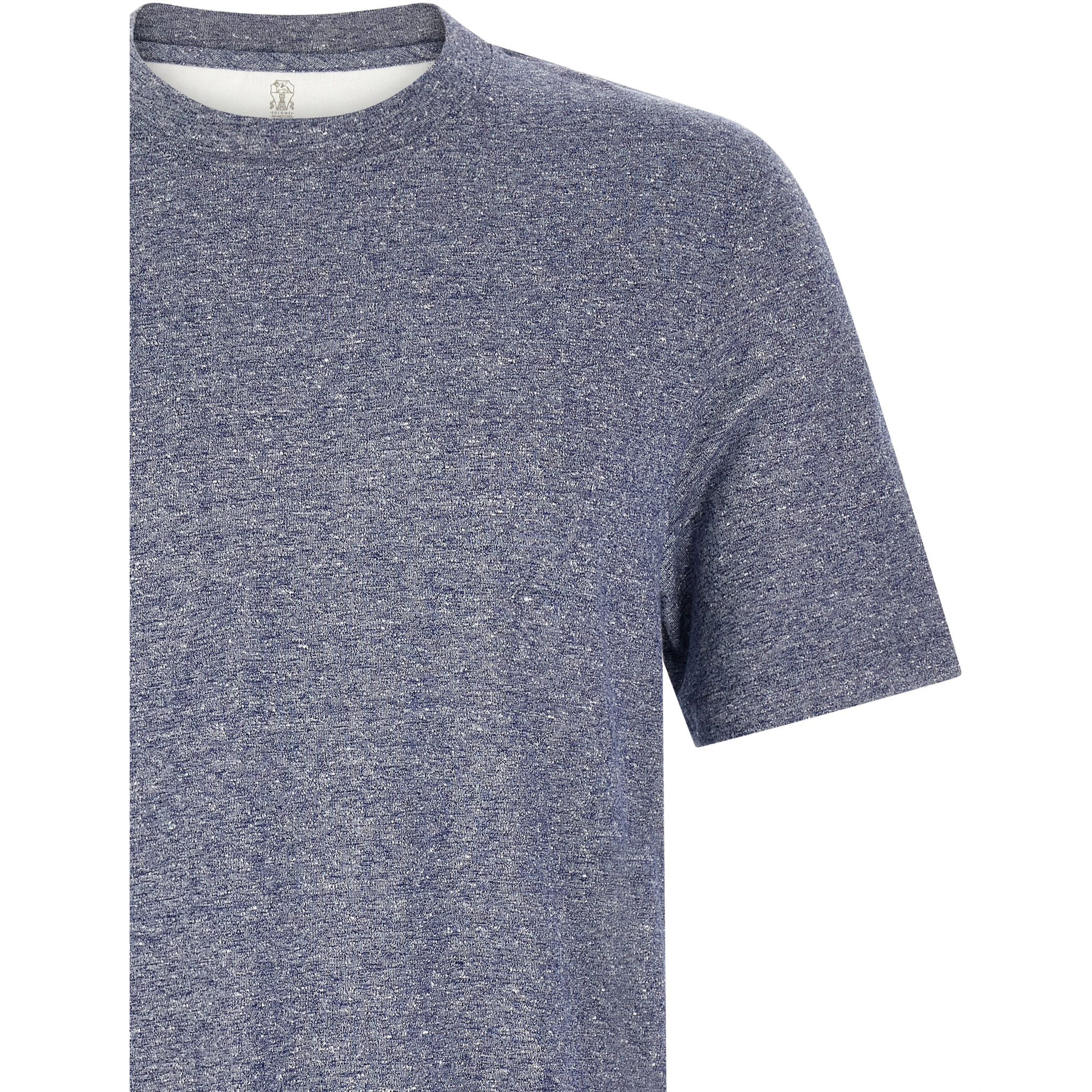 Blue Linen T-Shirt