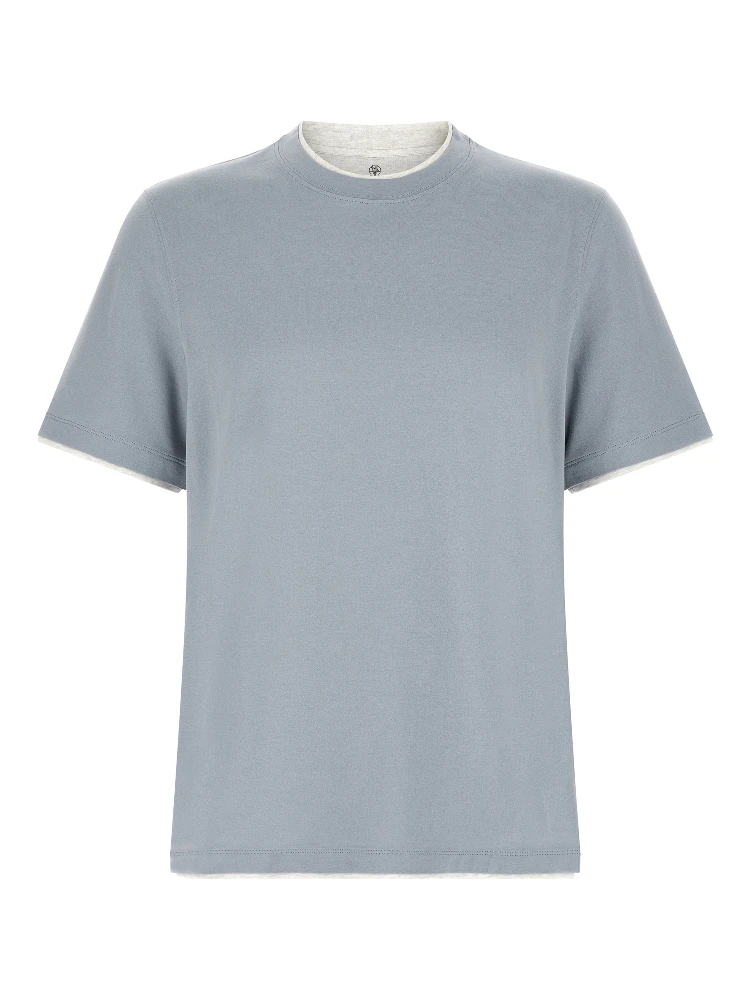 Blue Cotton T-Shirt