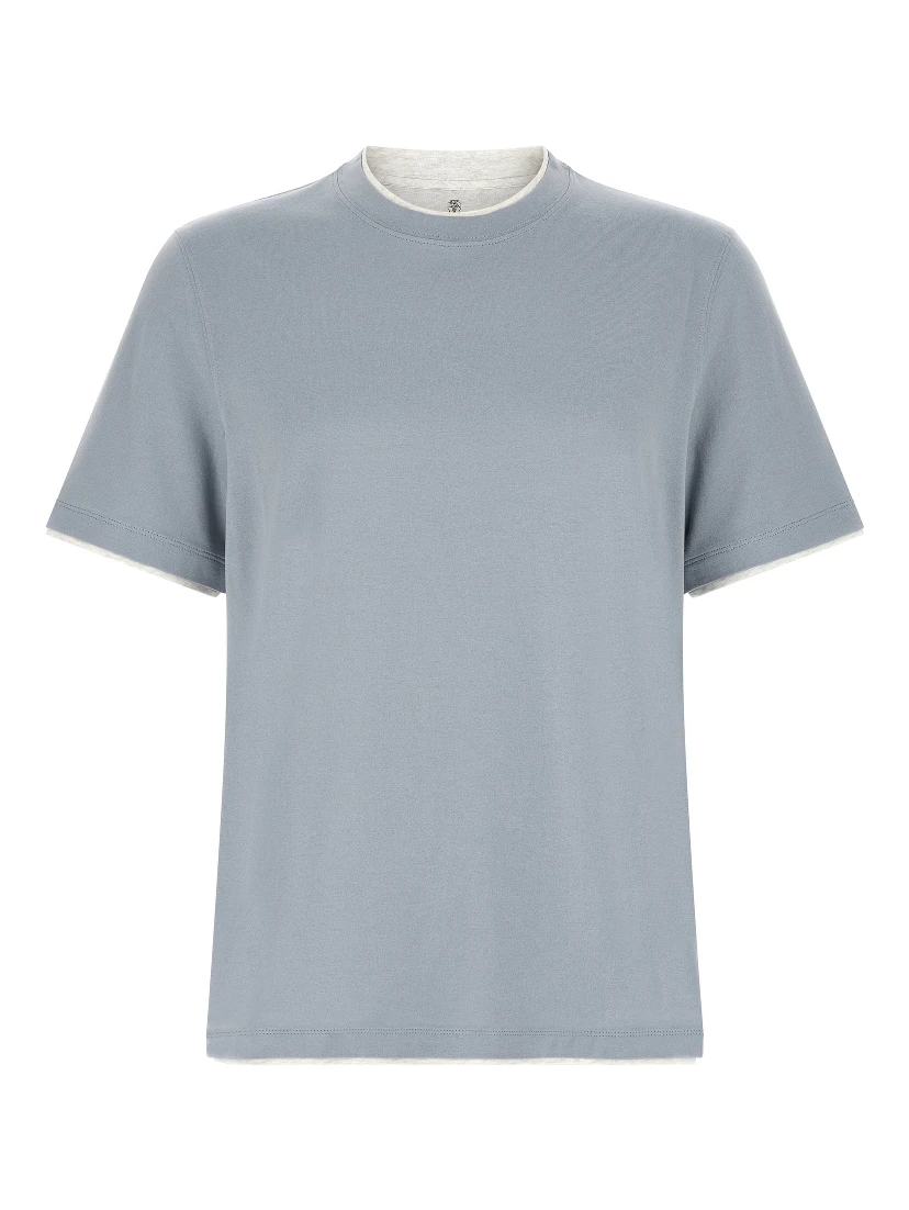 Blue Cotton T-Shirt