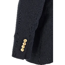 Blue Silk Blazer