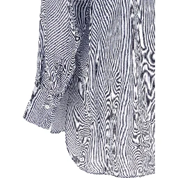Blue Linen Blouse