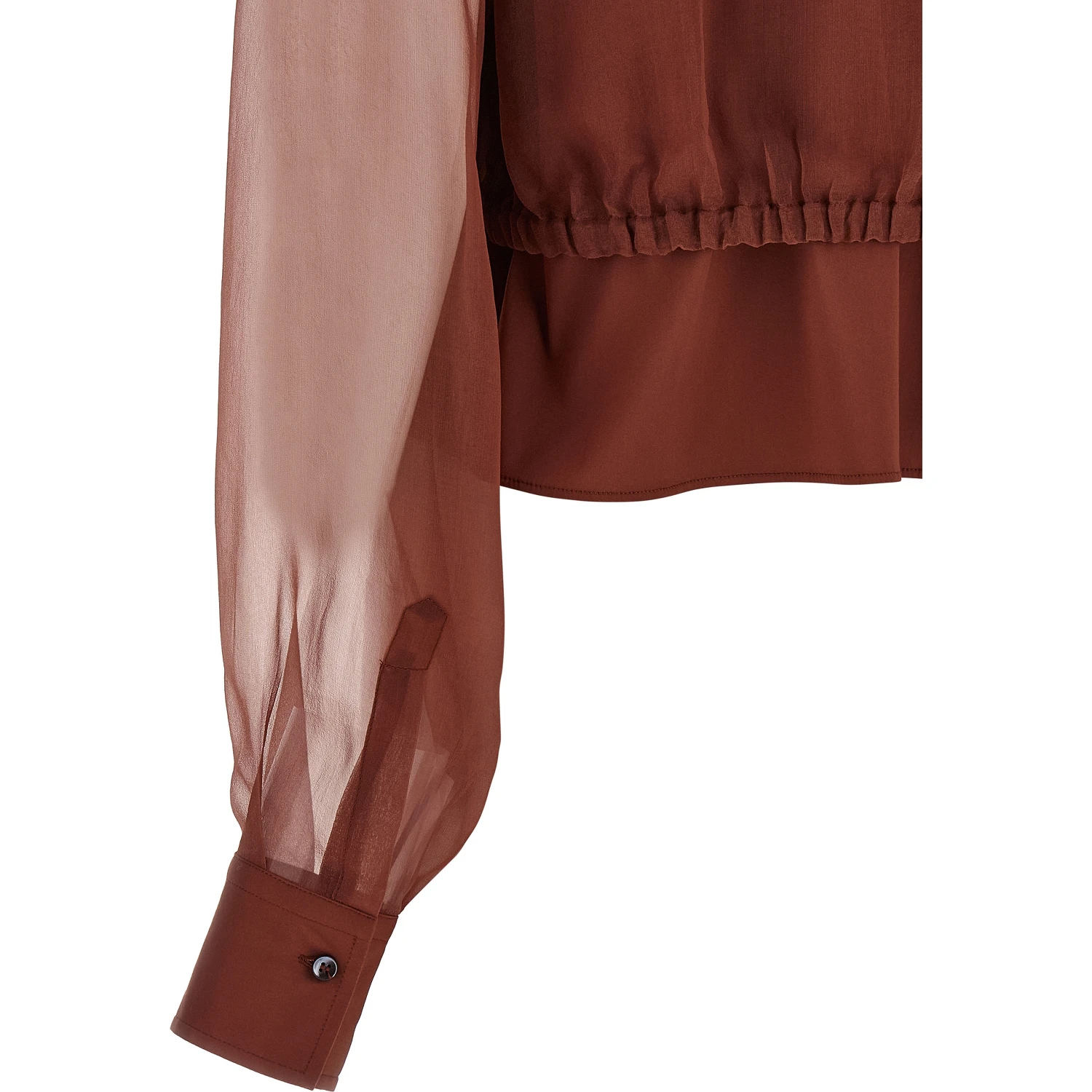 Brown Cotton Blouse