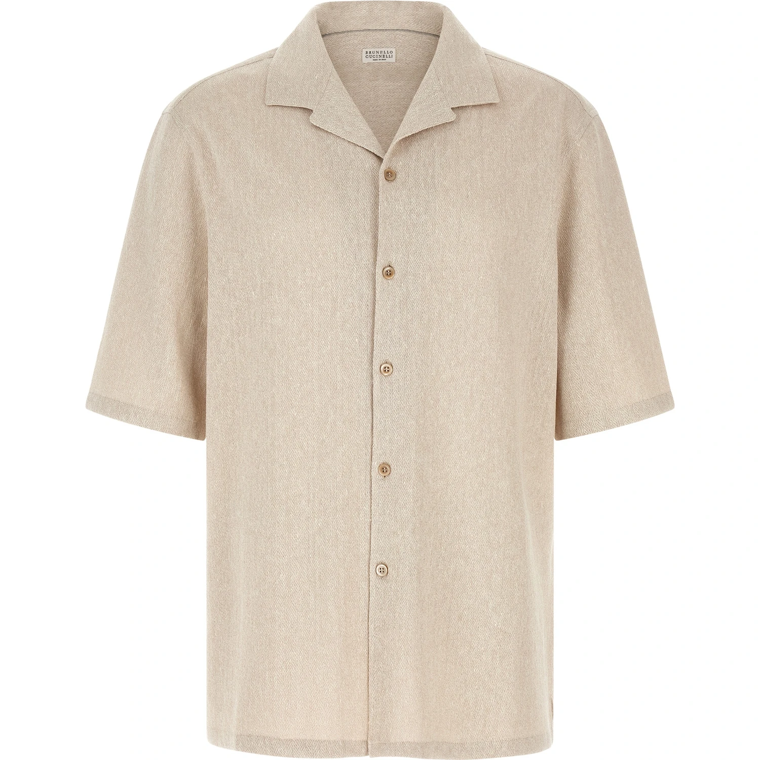 Beige Linen Blouse