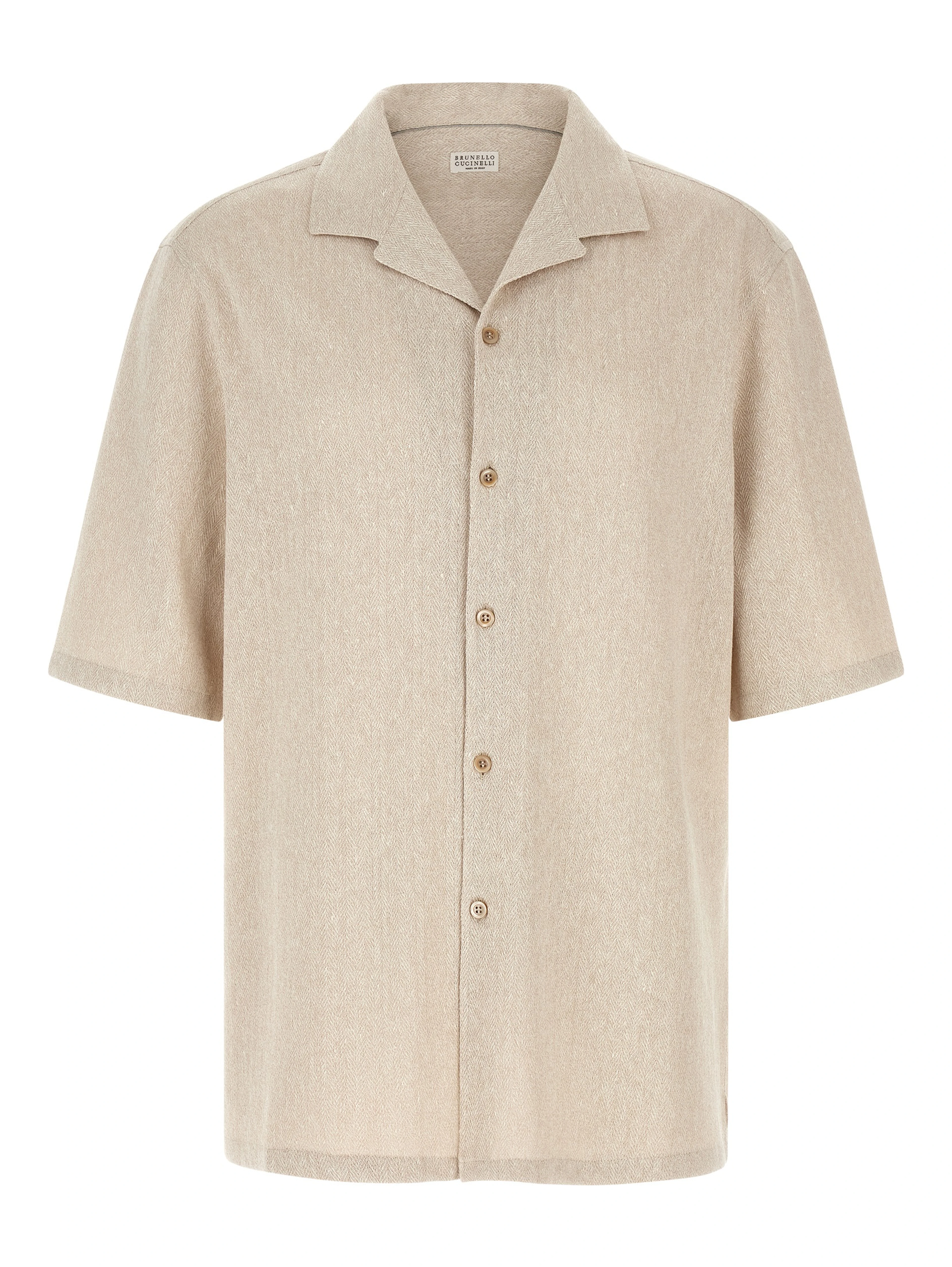 Beige Linen Blouse