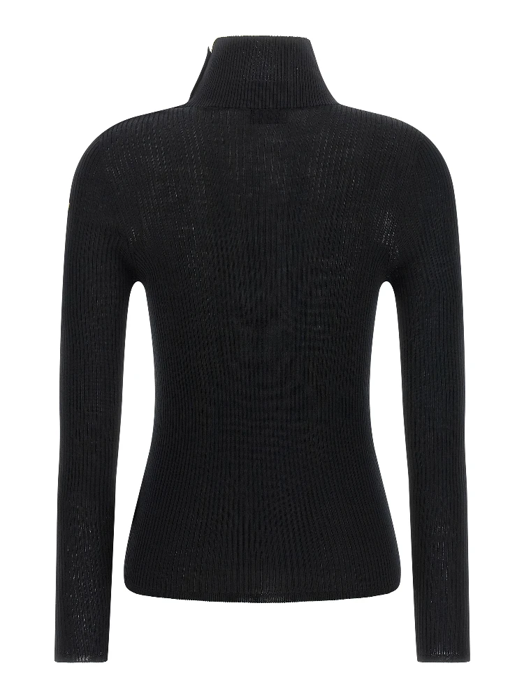 Black Virgin Wool Cardigan alternative