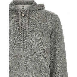 Gray Cashmere Sweatshirt