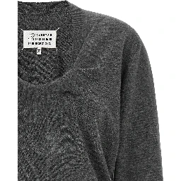 Gray Virgin Wool Cardigan