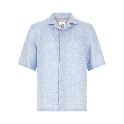 Blue Linen Blouse