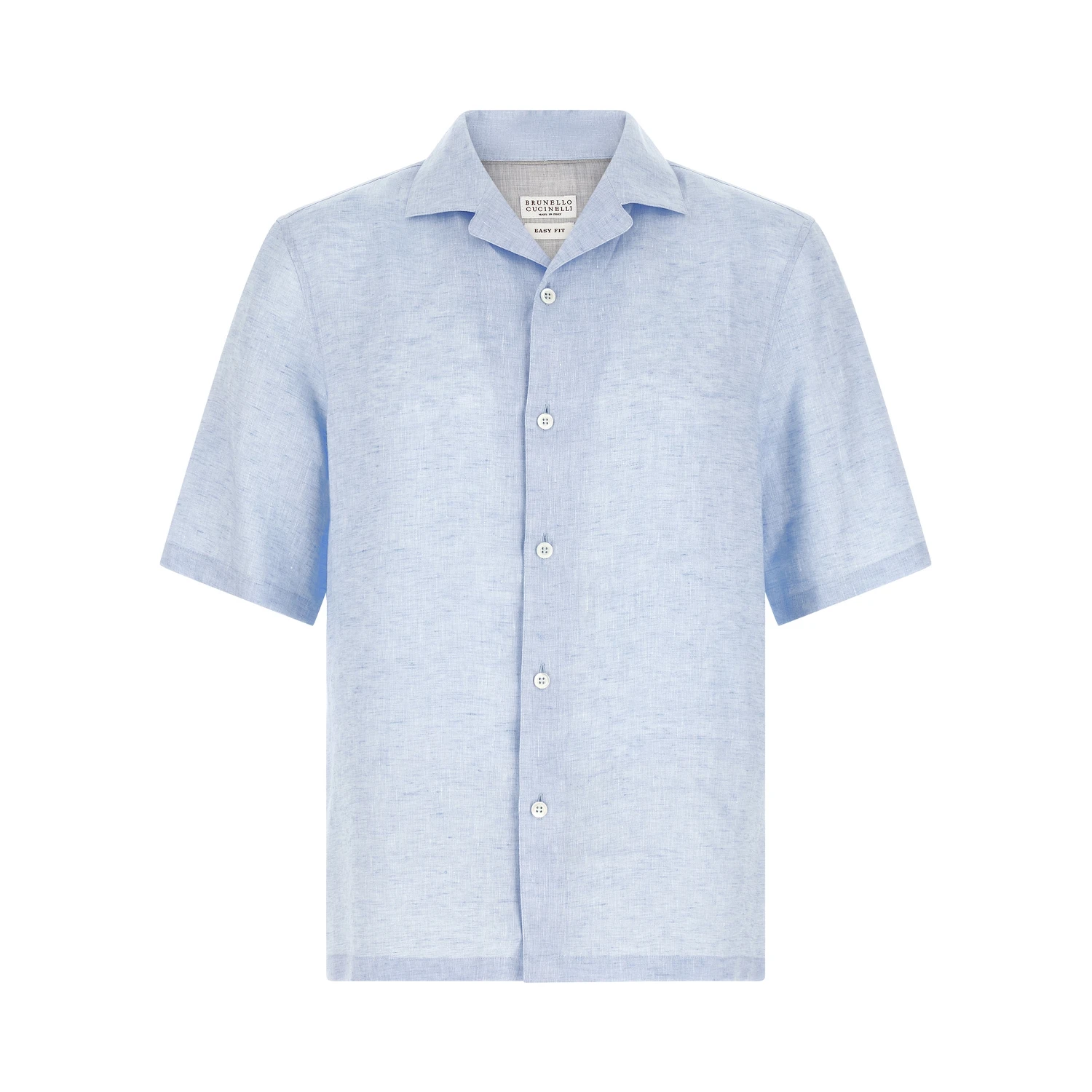 Blue Linen Blouse