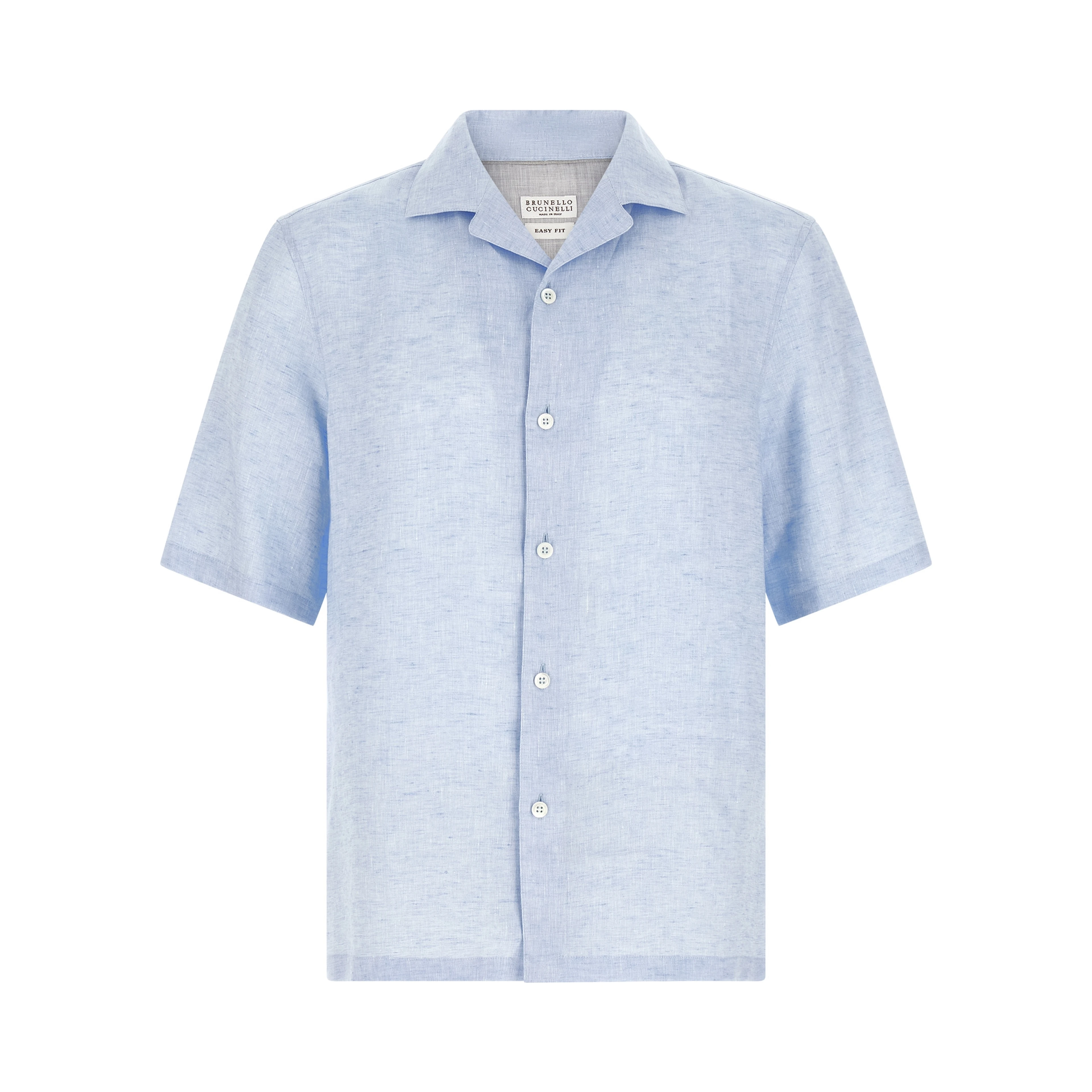 Blue Linen Blouse