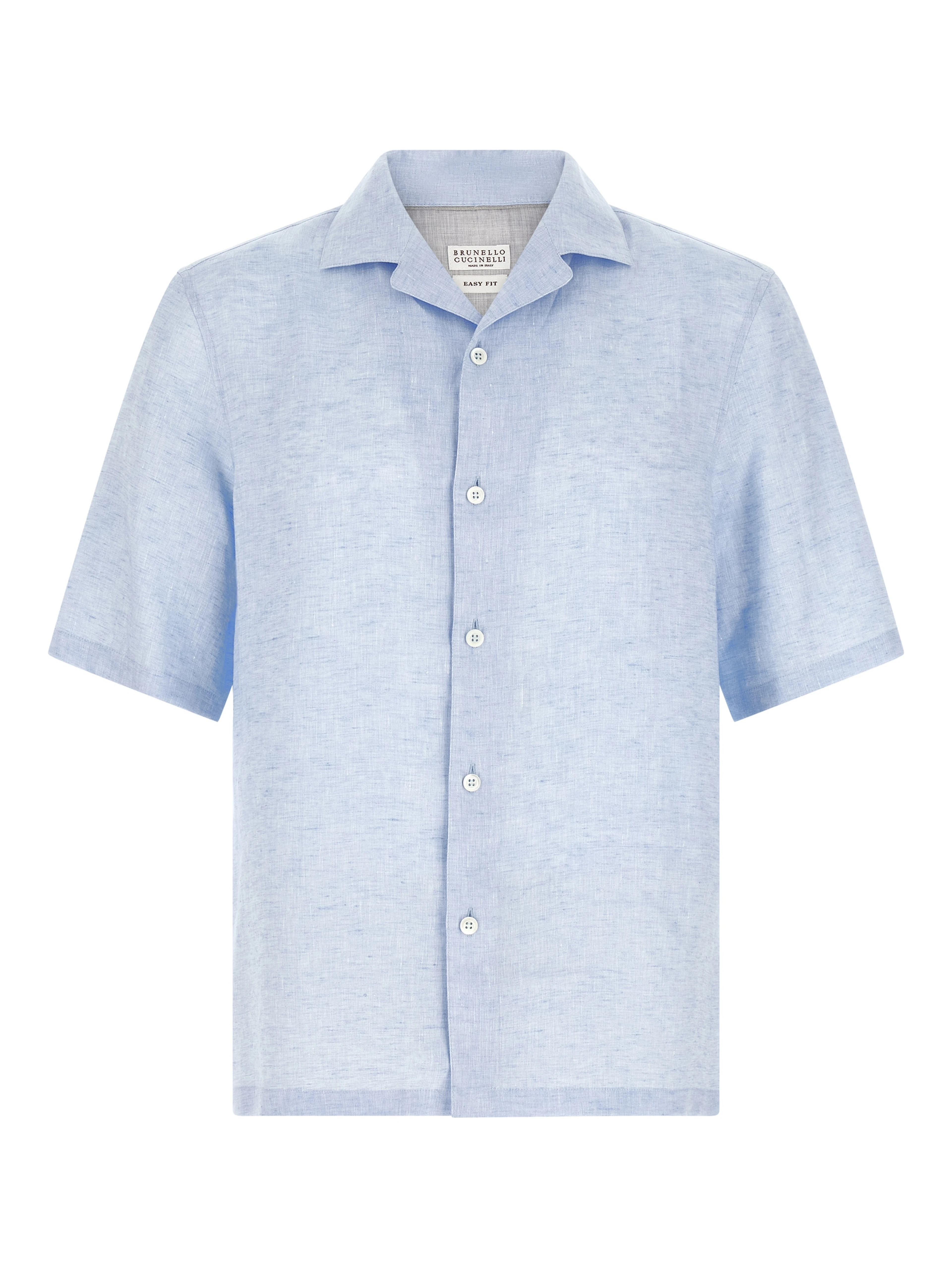 Blue Linen Blouse