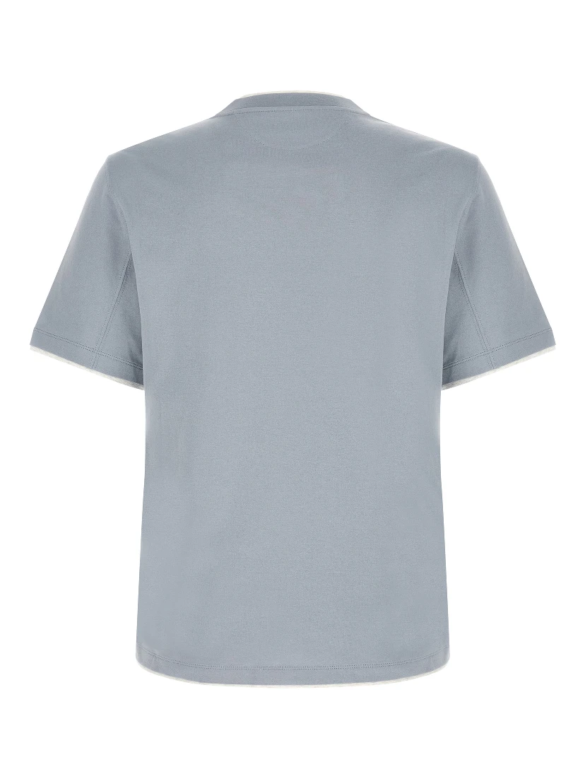 Blue Cotton T-Shirt
