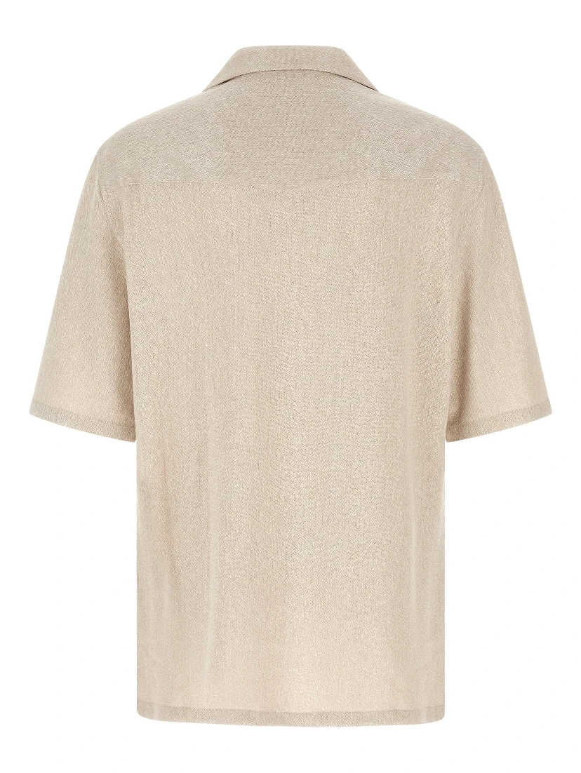 Beige Linen Blouse