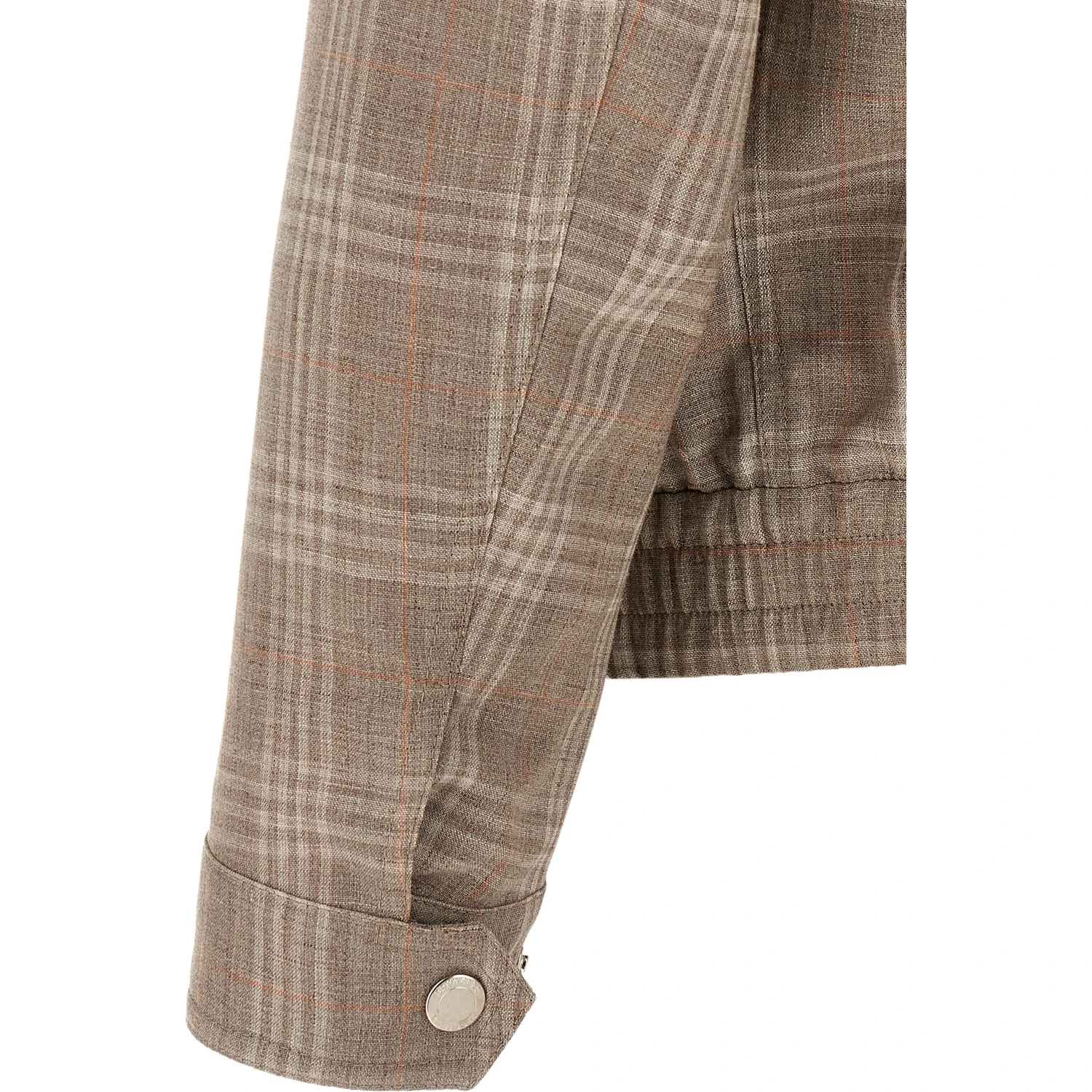 Brown Wool Full-Length Jacket