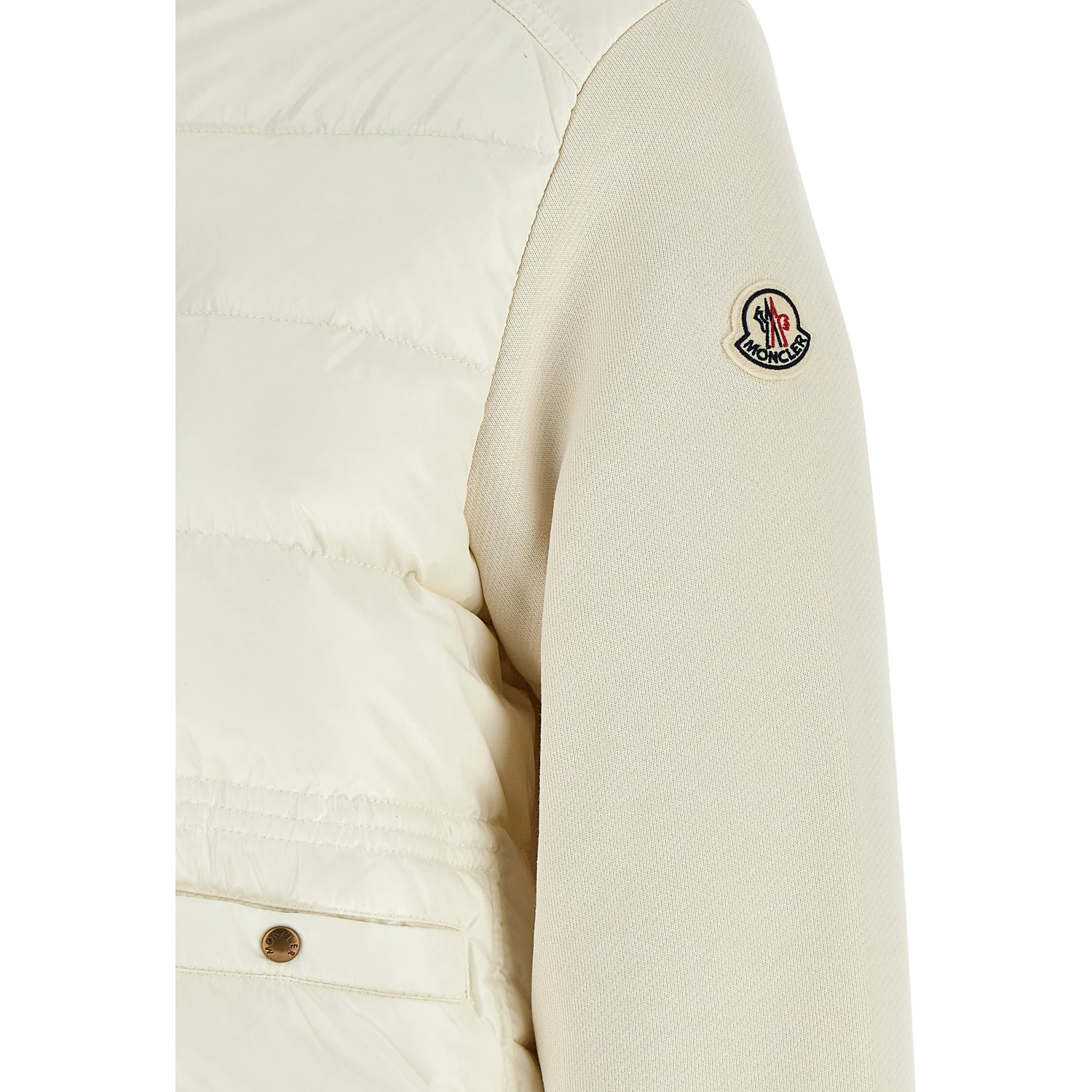 White Polyamide Cardigan