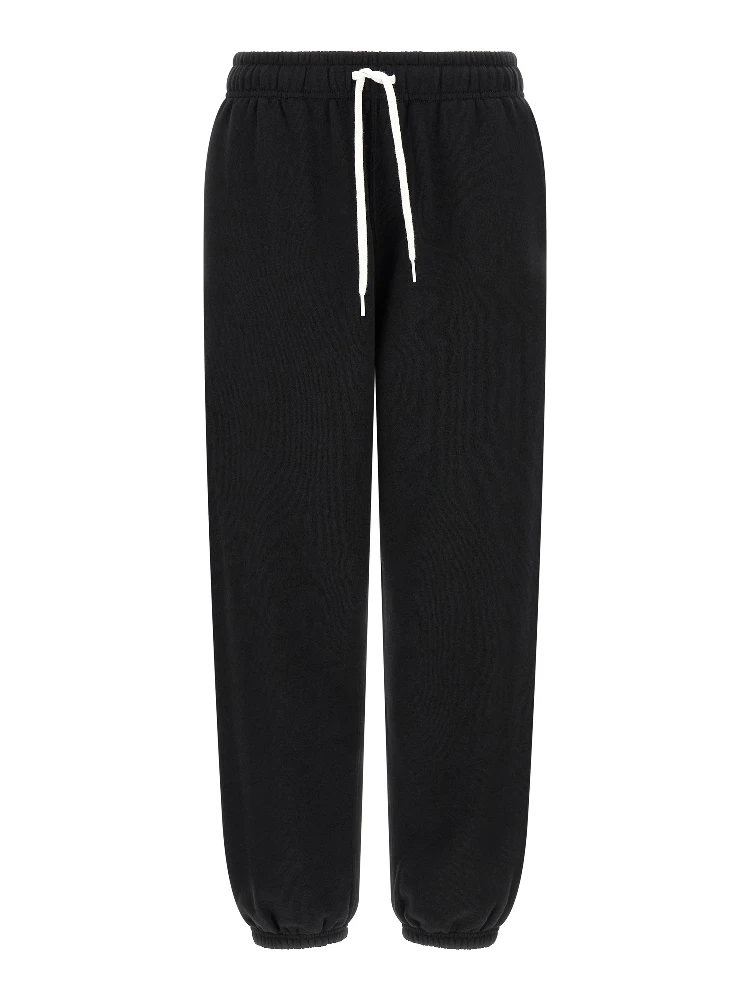 Black Cotton Joggers (Workout Pants)