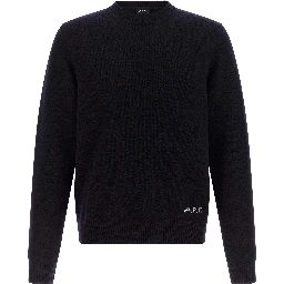 Blue Wool Cardigan