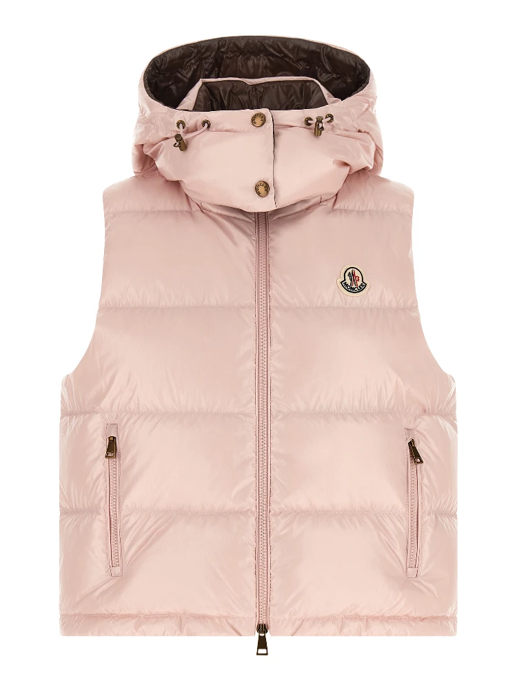 Multicolor Polyamide Sleeveless Jacket