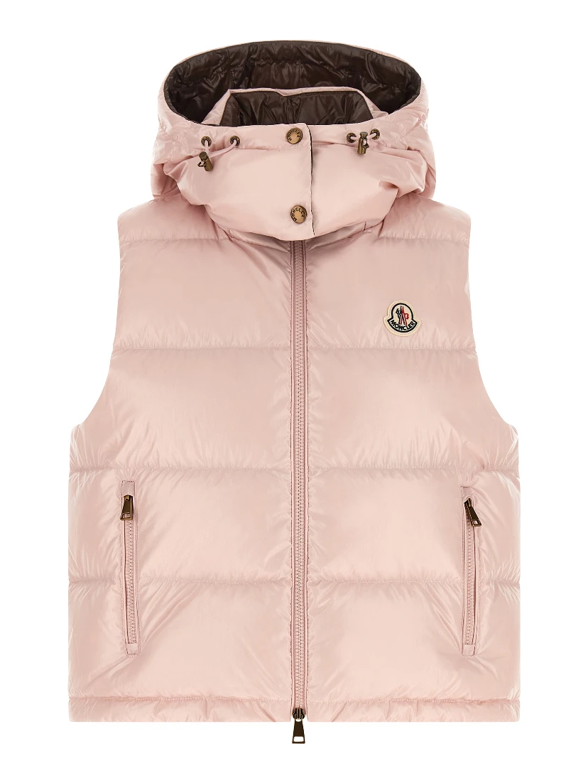 Multicolor Polyamide Sleeveless Jacket