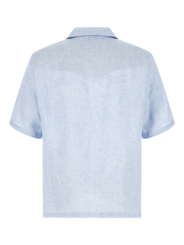 Blue Linen Blouse alternative