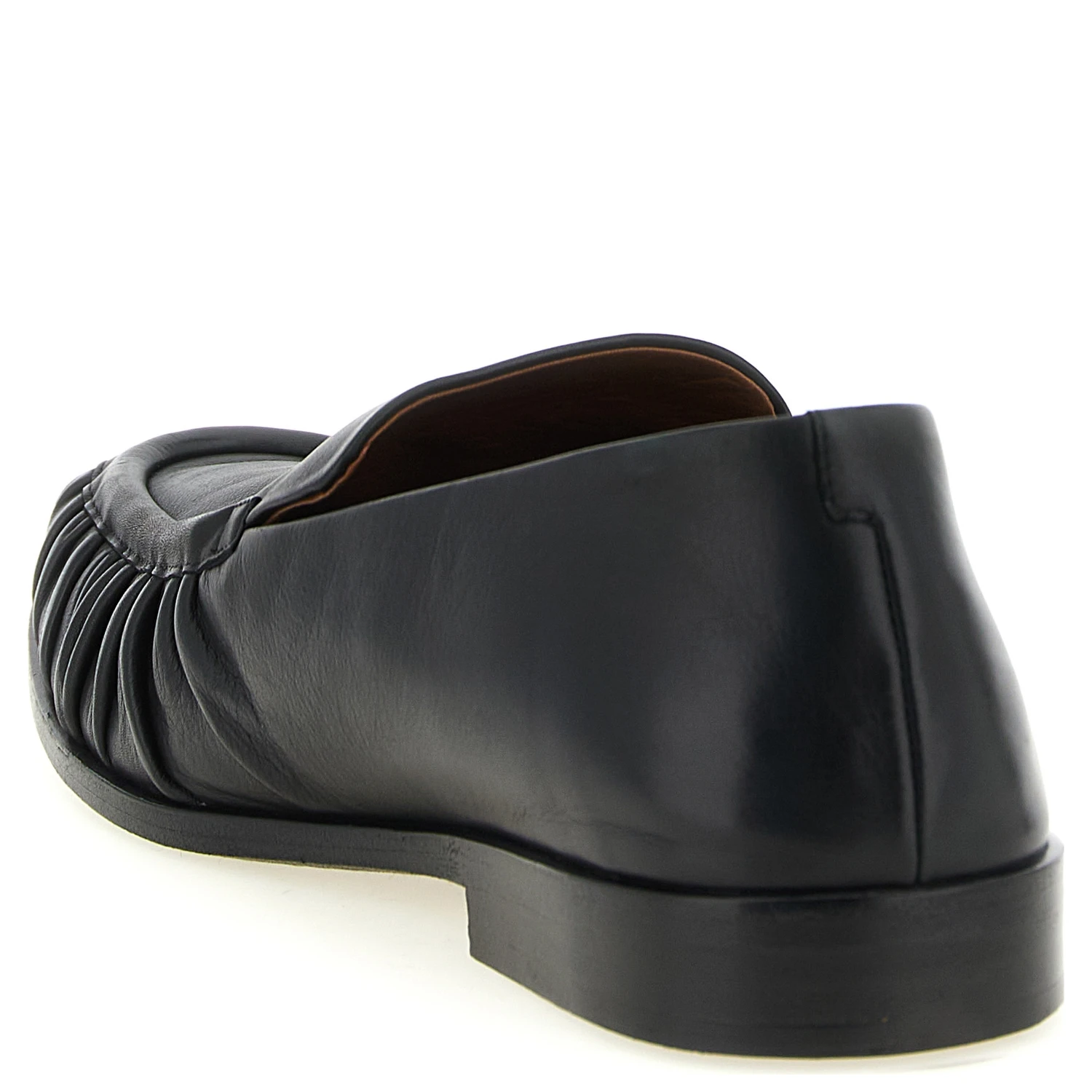Black Calfskin Slip-On Loafers