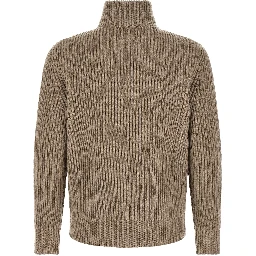 Beige Wool Full-Length Jacket