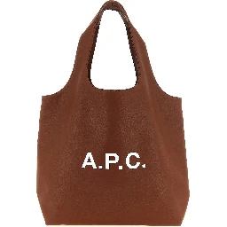 Brown Polyester Tote Bag