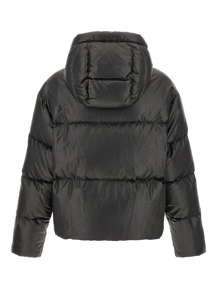 Black Polyester Full-Length Jacket alternative