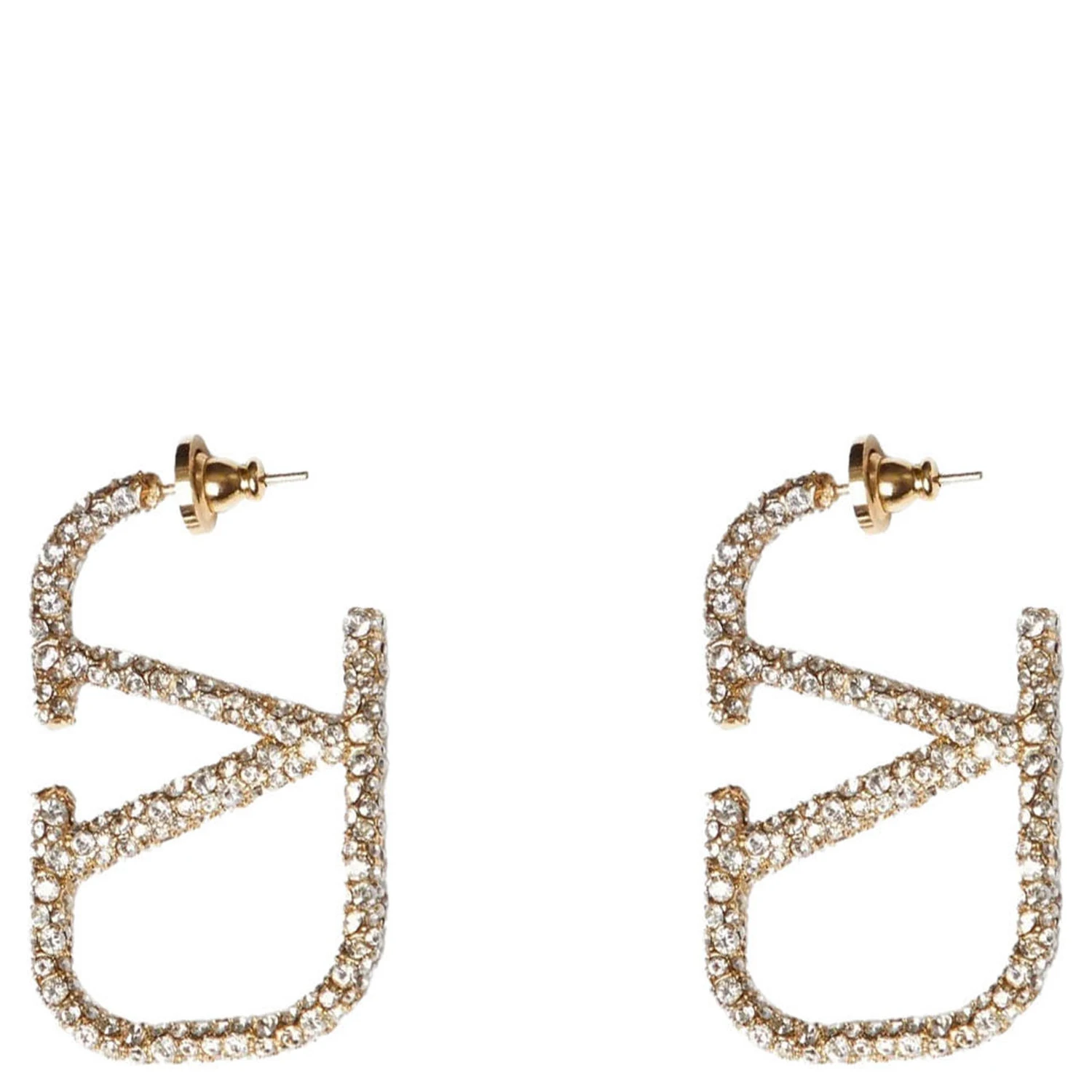 Gold Brass Earrings