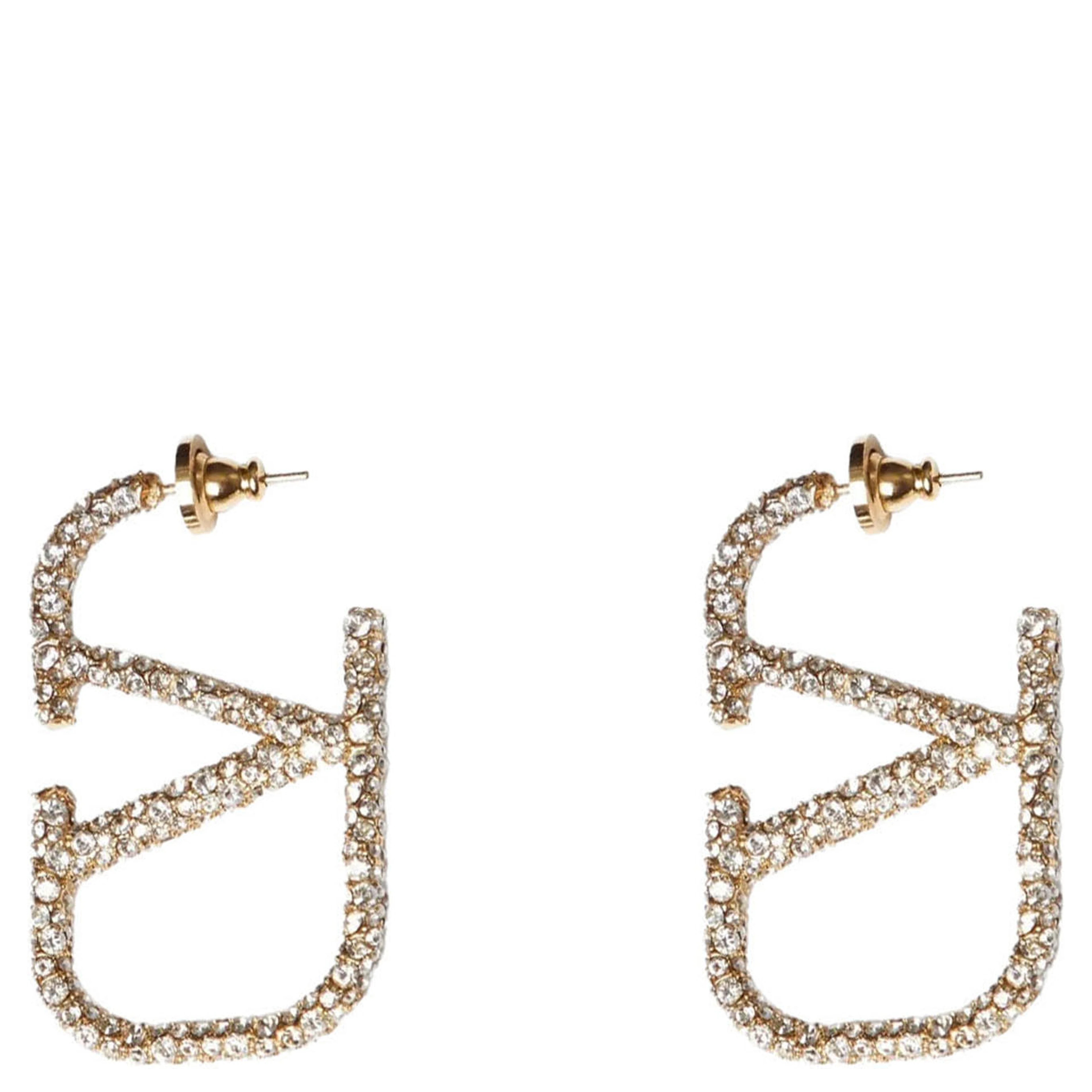 Gold Brass Earrings