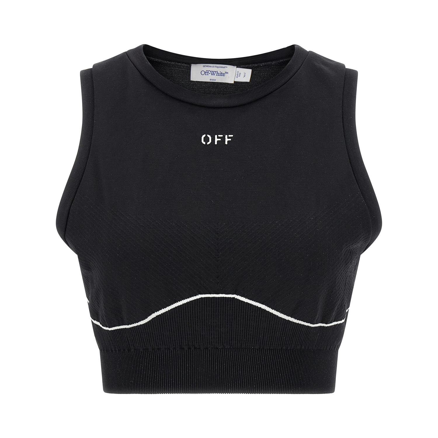 Black Polyamide Sport Bra
