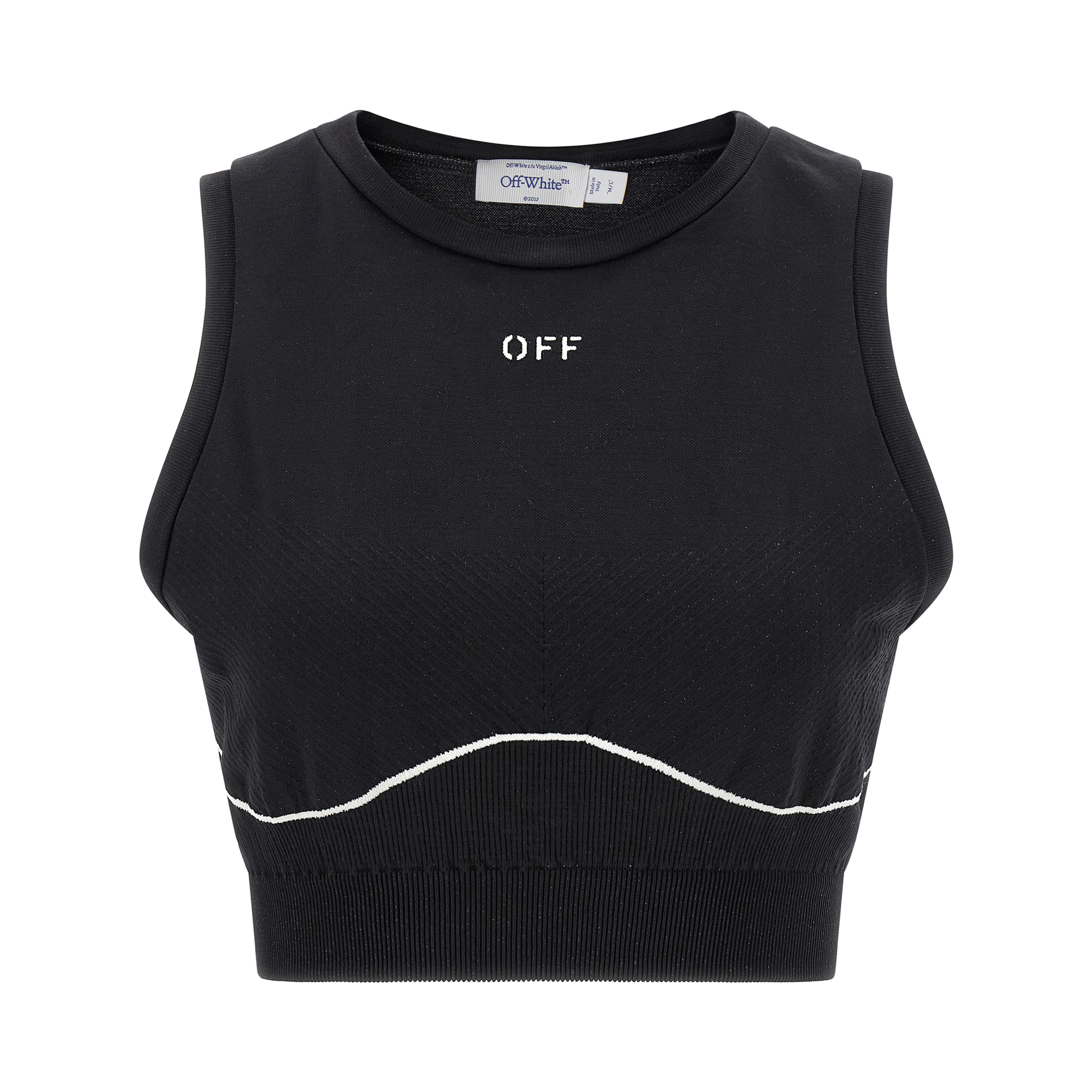 Black Polyamide Sport Bra