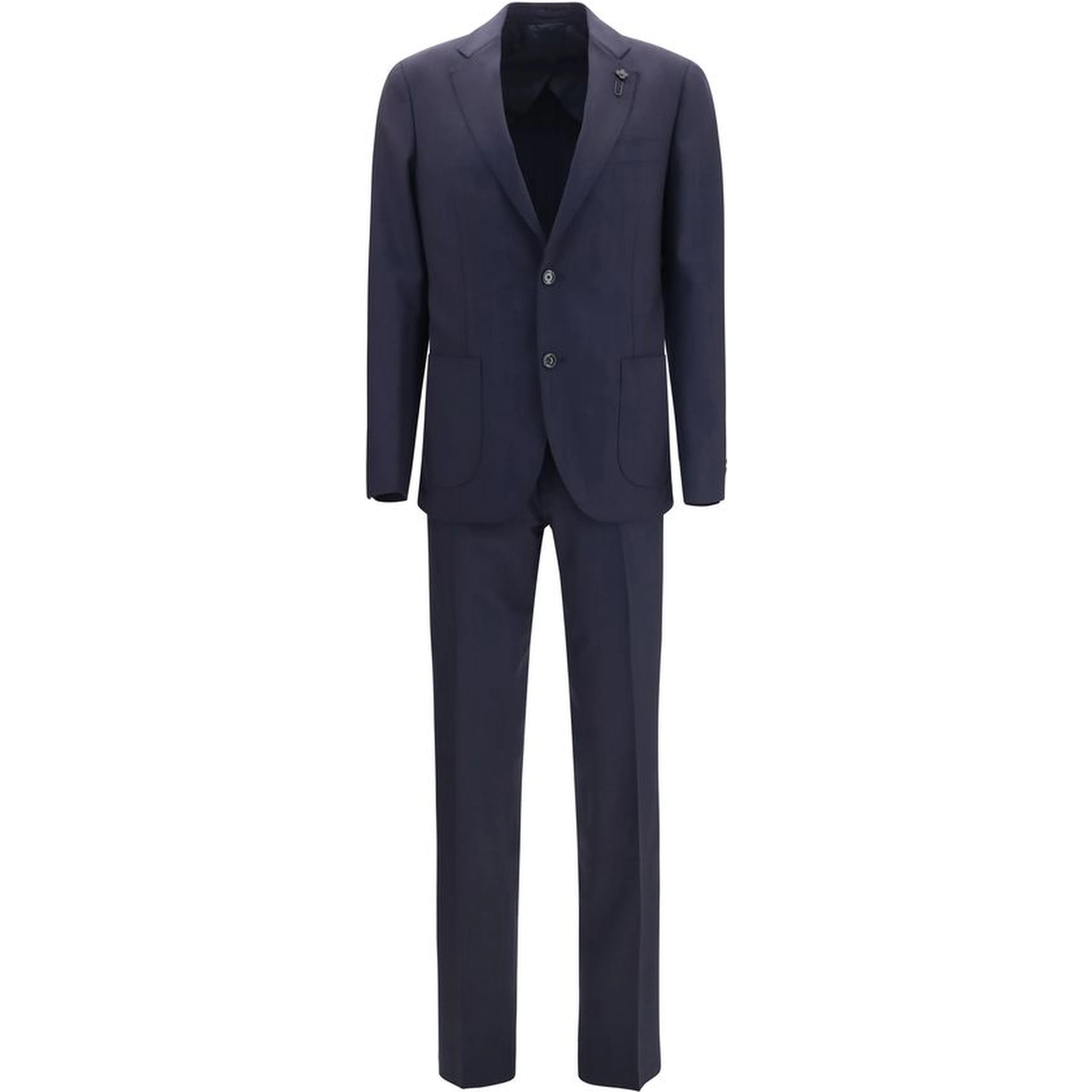 Blue Wool Oves Aries Two-Piece Suit