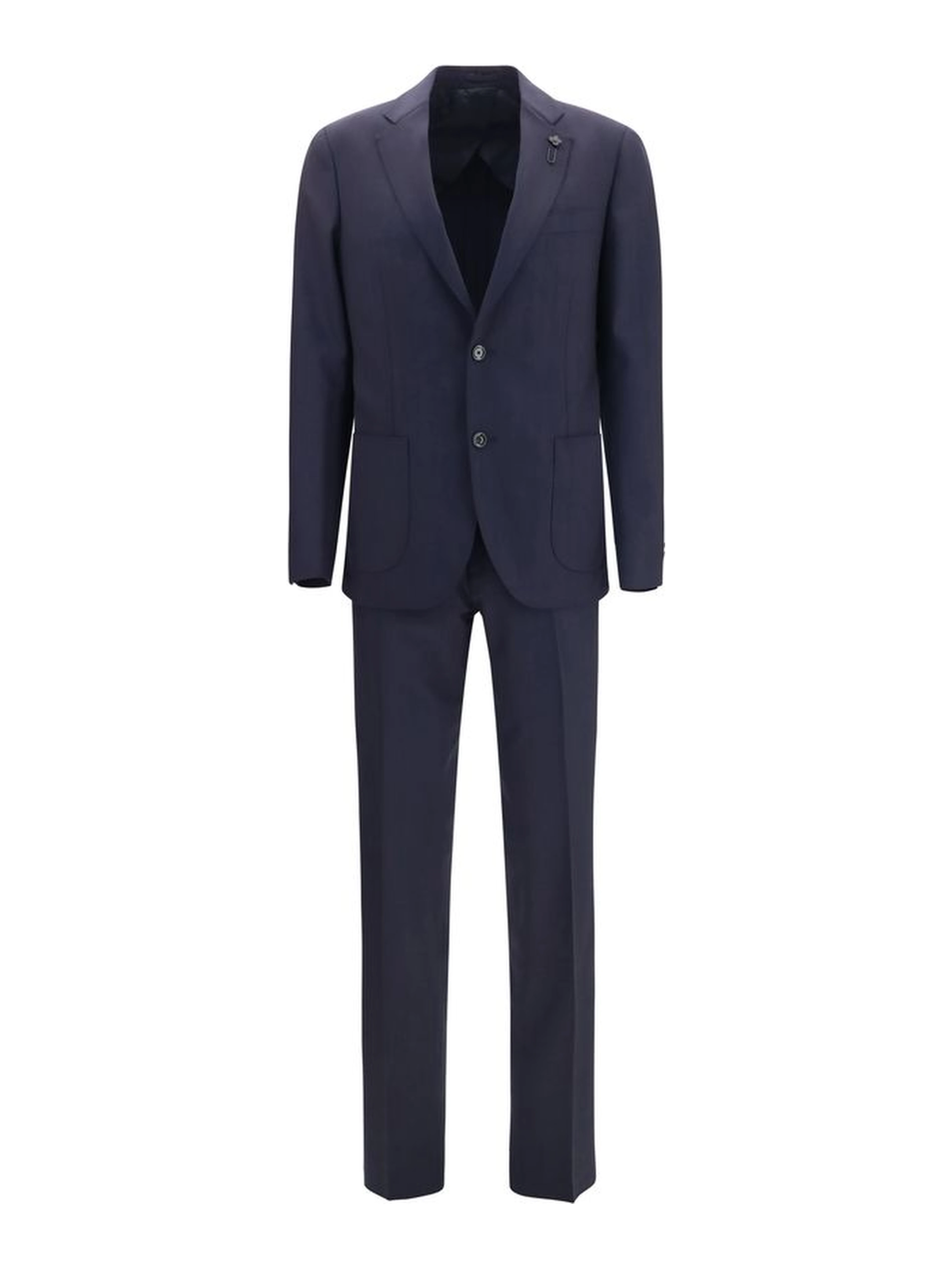 Blue Wool Oves Aries Two-Piece Suit