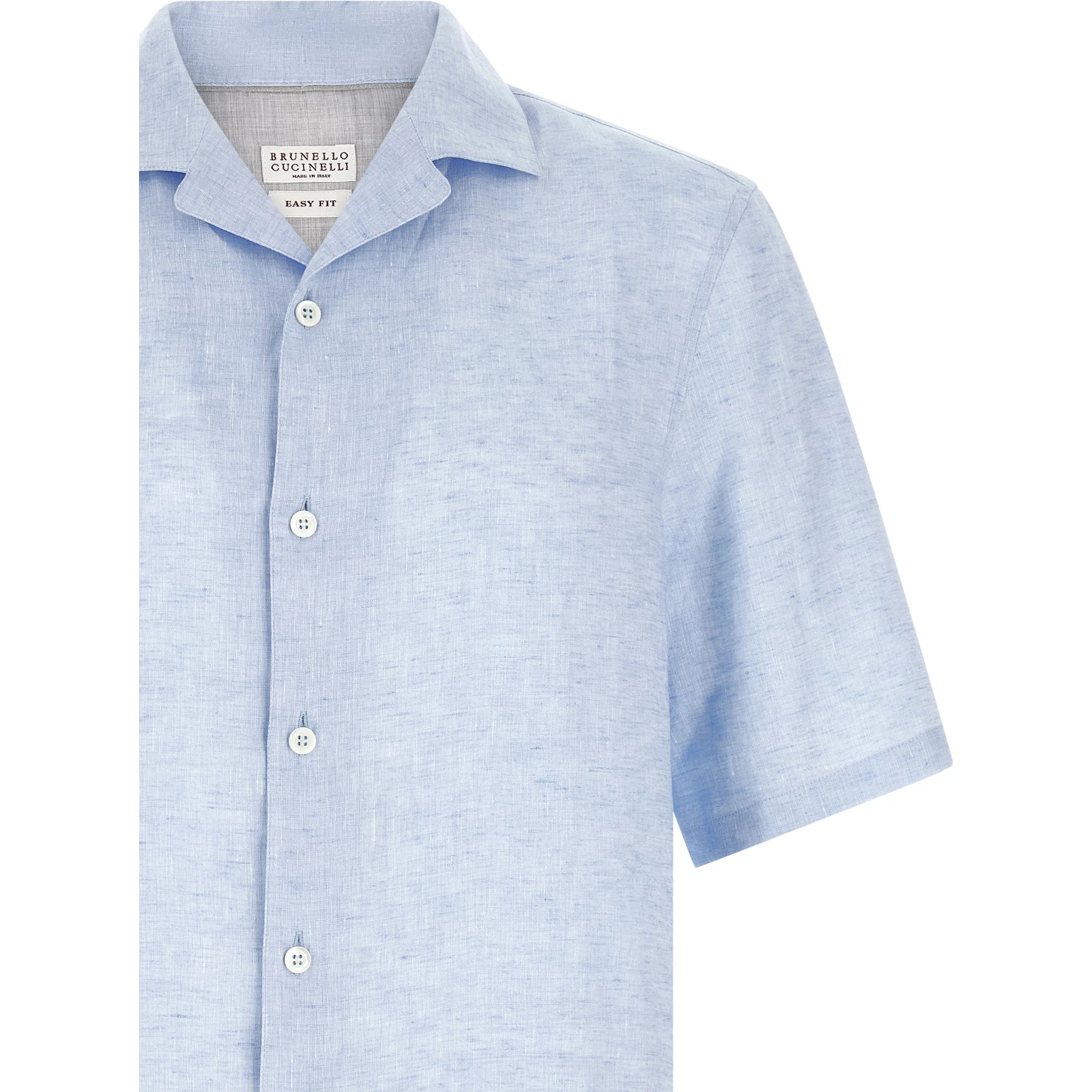 Blue Linen Blouse