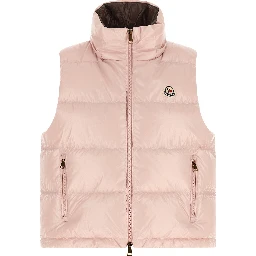 Multicolor Polyamide Sleeveless Jacket