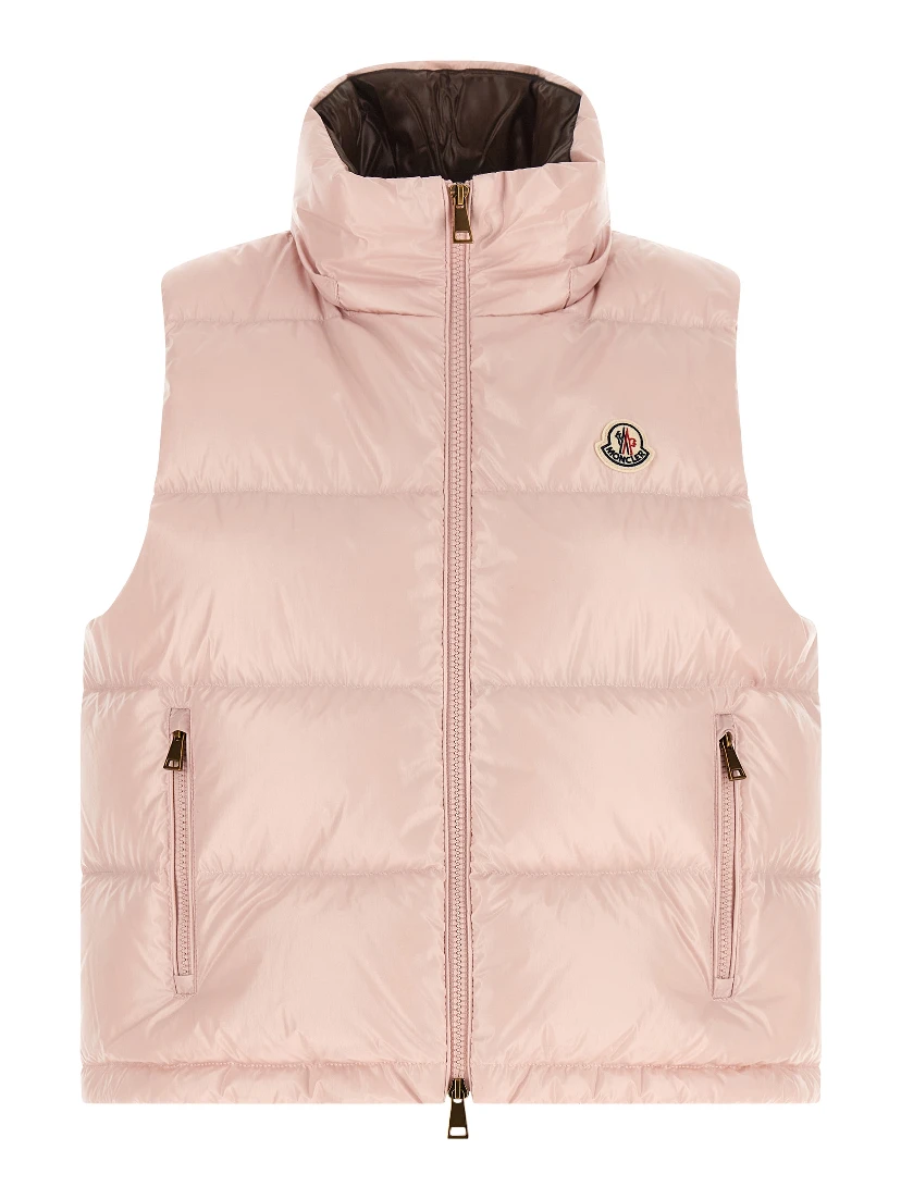 Multicolor Polyamide Sleeveless Jacket