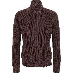 Brown Cotton Cardigan