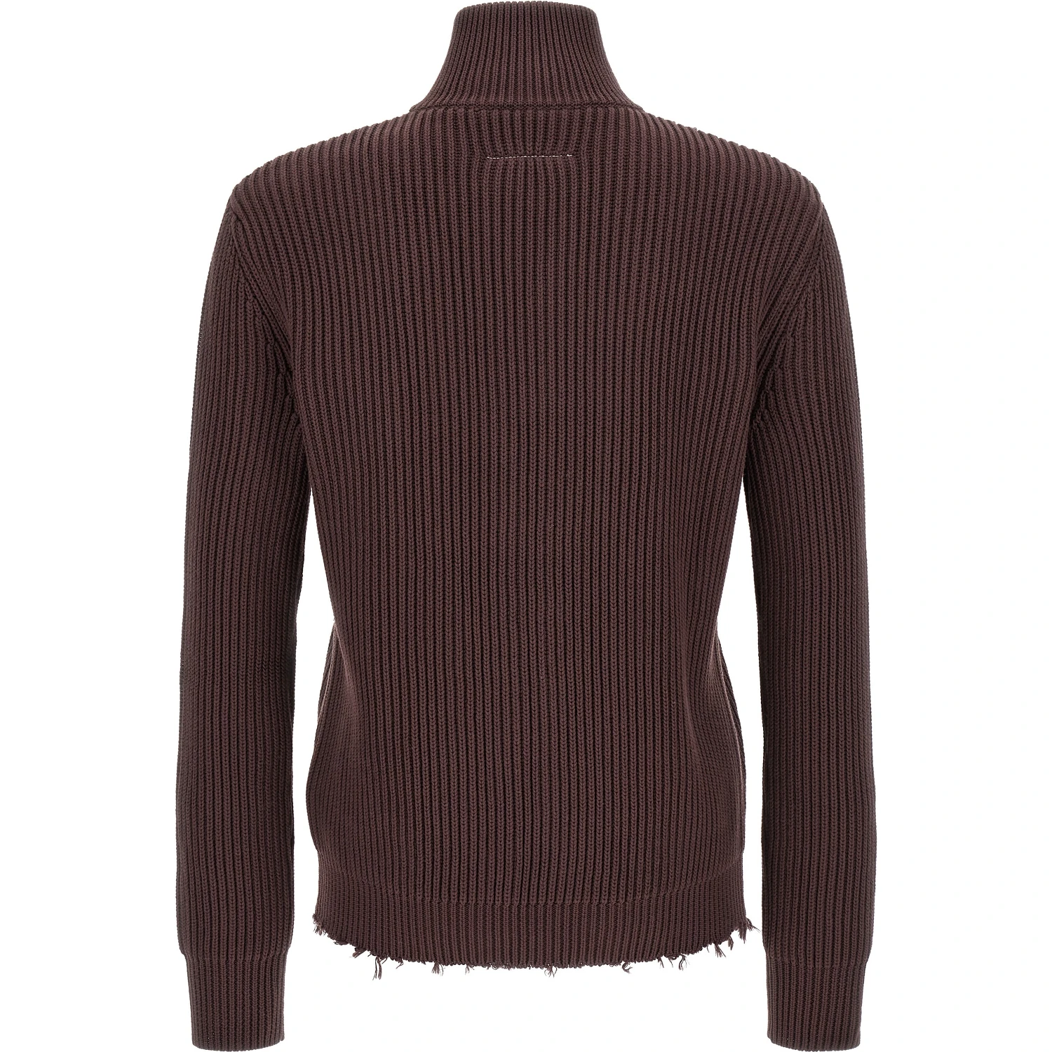 Brown Cotton Cardigan