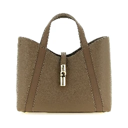 Gray Calfskin Tote Bag