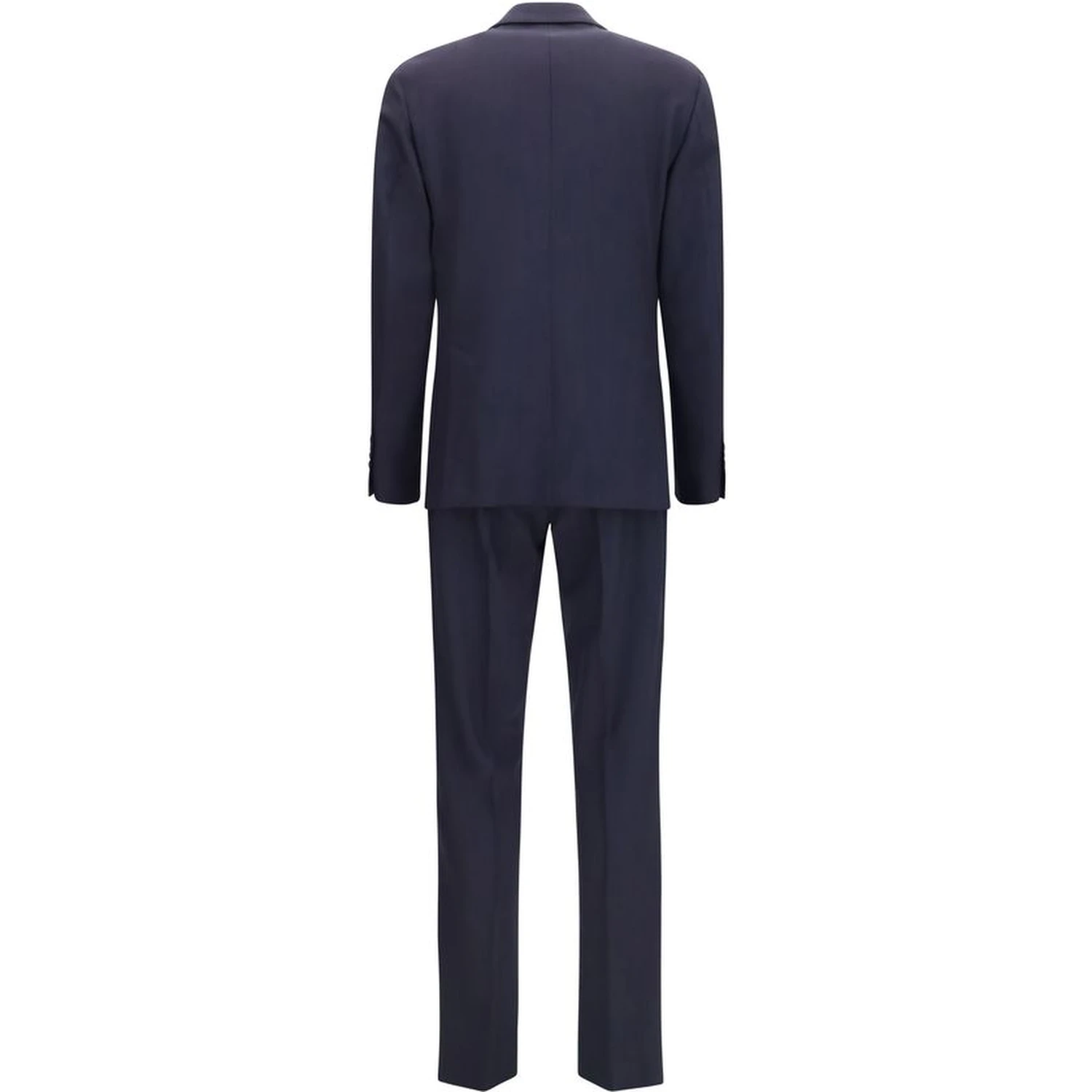 Blue Wool Oves Aries Two-Piece Suit