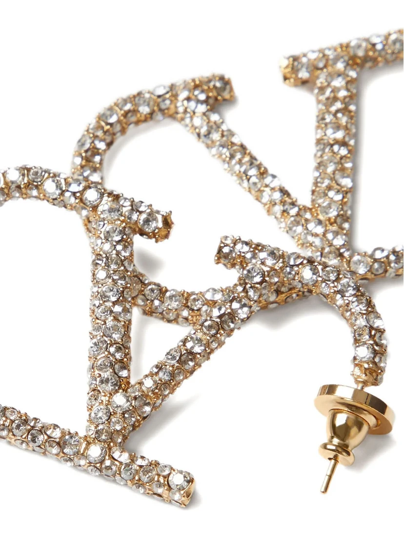 Gold Brass Earrings