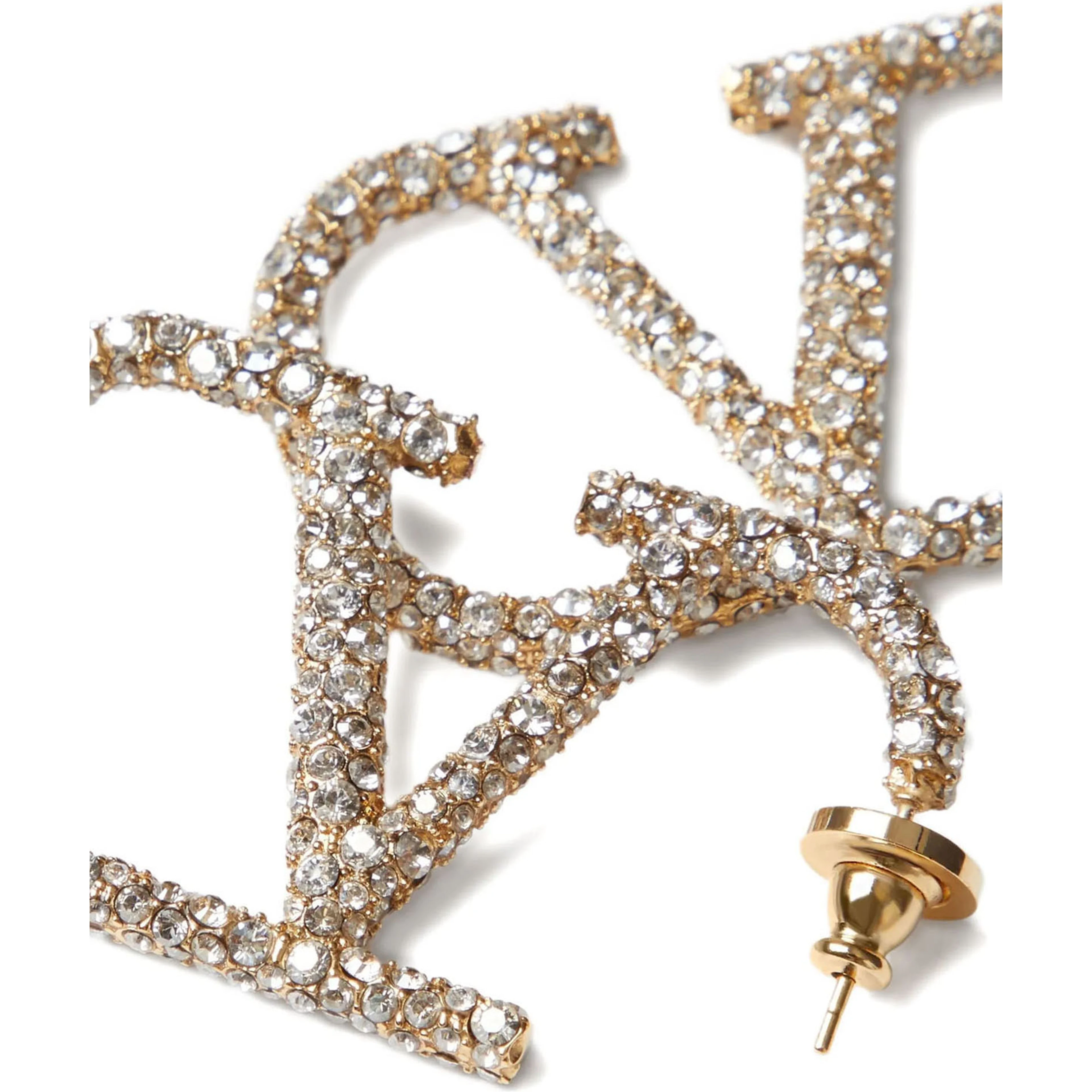Gold Brass Earrings