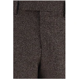 Brown Viscose Dress Pants