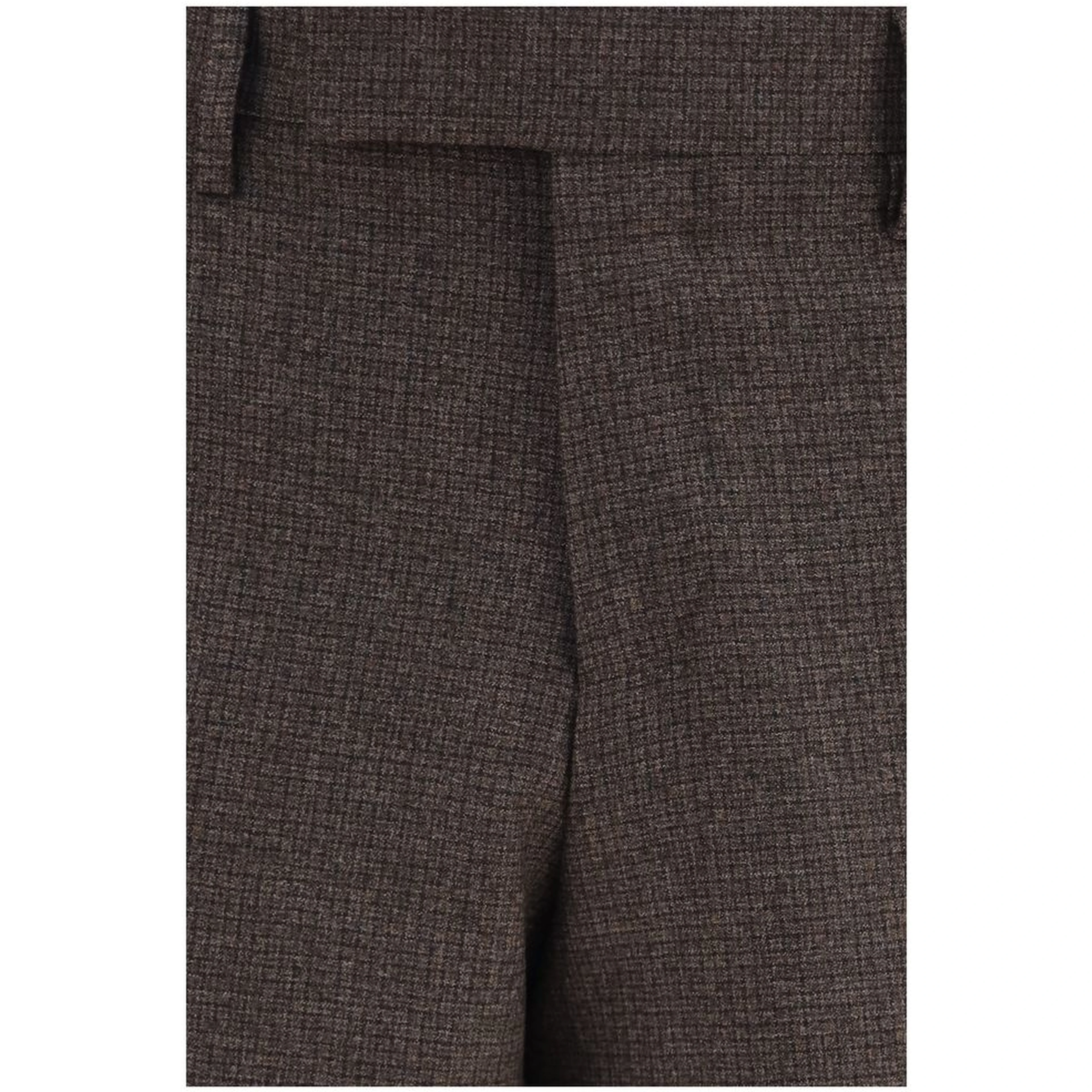 Brown Viscose Dress Pants