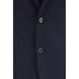 Blue Wool Oves Aries Two-Piece Suit